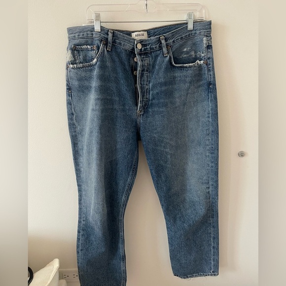 Agolde Riley High Rise Straight Jean - Picture 2 of 8